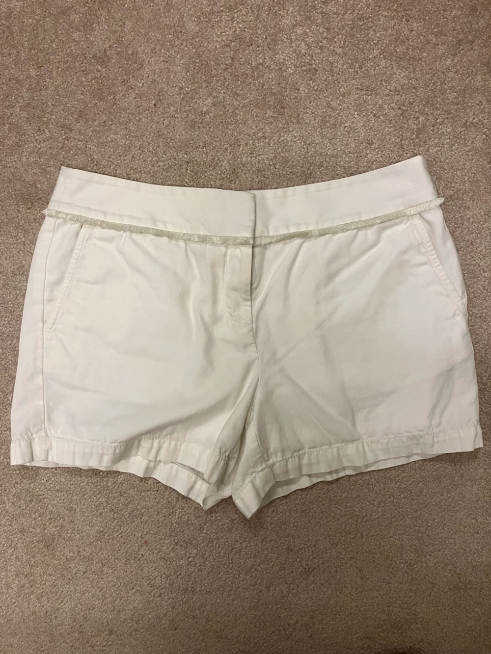 Loft Outlet White Shorts